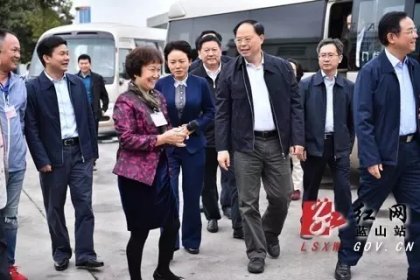 湖南省副省长张剑飞调研蓝山县台资港资企业