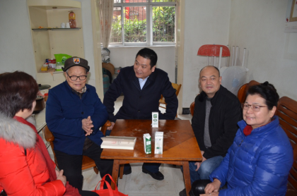 天心台办新春慰问 黄埔同学倍感温暖