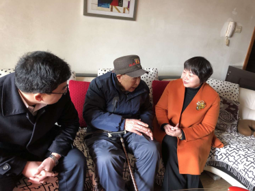 开福区委统战部慰问原国民党抗战老兵