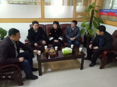 蓝山县委常委、统战部长赵忠辉节后慰问台企