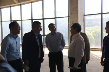 长沙市委领导调研海峡两岸青年创业园建设