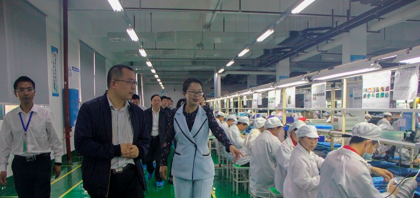 株洲市副市长黄芳调研台企国声声学、炎帝陵
