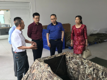 资兴市委常委、统战部部长曾广清 调研台资企业
