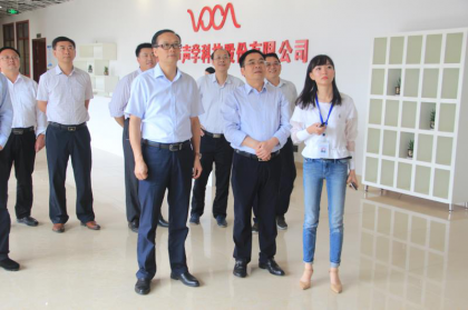 株洲市委常委、统战部长覃万成到台企国声声学调研
