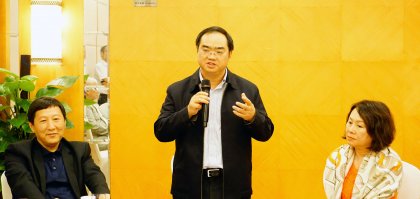 肖祥清主任会见和宴请台湾知名人士吴俊立先生