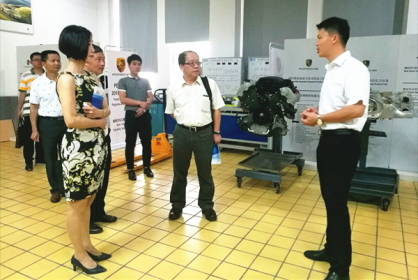 台湾职业技术发展协会和台湾健行科技大学来株洲交流