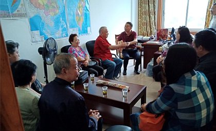长沙县台办接待返乡台胞简允君一行