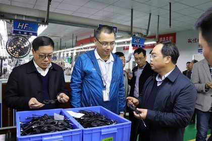 湖南省委台办主任肖祥清考察衡阳台资企业