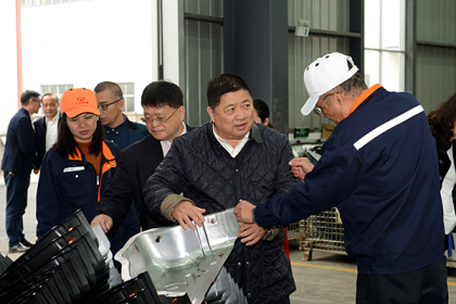 全国台企联会长王屏生一行赴株洲考察