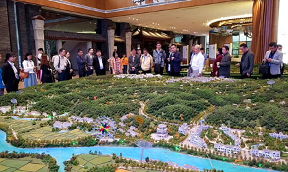 2019海峡两岸中华传统文化与现代化研讨会一行到长沙县考察调研