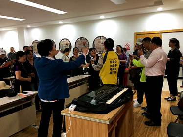 台湾中华泛蓝协会赴长沙市西湖社区参访