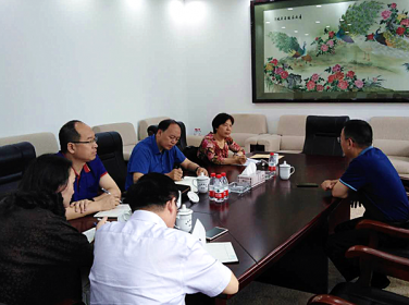 省委台办副巡视员孙银生率队赴衡考察调研