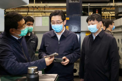 衡阳市委书记邓群策深入台资企业了解复工复产及防疫措施落实情况
