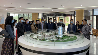 广州台青交流团赴长沙参访两岸青年孵化基地