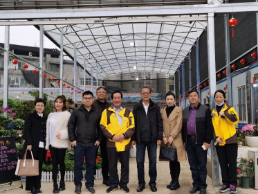 张家界市台办赴永定区调研台企新址建设工作