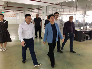 新田县委书记赴台企新威鞋业调研
