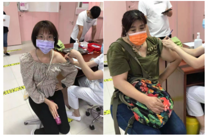 台胞母女专程赴益阳接种新冠疫苗