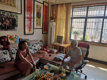 湘潭县台办开展中秋慰问活动
