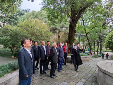 台湾新党前主席郁幕明一行赴天心阁参访