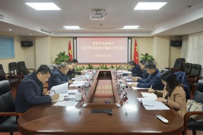省委台办领导班子召开党史学习教育专题民主生活会