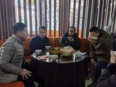 桃江县委副书记冷亮带队走访慰问在桃江台胞台属台商代表