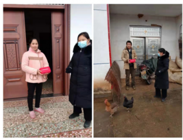 湘潭县石潭镇走访台胞台属  暖心防疫包送上门