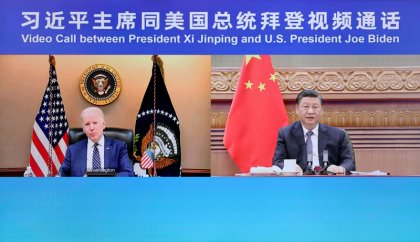 <b>习近平同美国总统拜登视频通话</b>