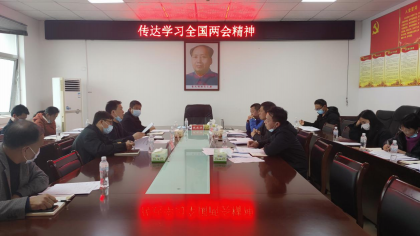 江永县委办传达学习全国“两会”精神