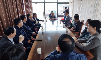 省委台办副主任郭俊彦、二级巡视员孙银生调研岳阳对台经济交流工作