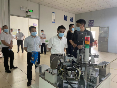常德市委副秘书长杨帆一行到怀化沅陵台湾工业园考察