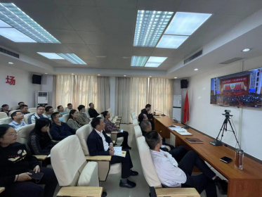 祁阳市委台办组织集中收看党的二十大开幕盛况