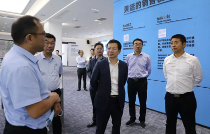 石门县委书记吴兴国走访调研台企