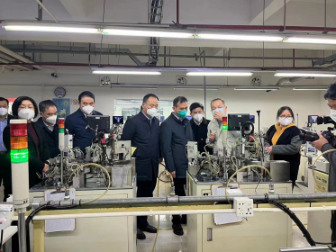 永州市委书记朱洪武到台企湖南弘电电子有限公司走访调研