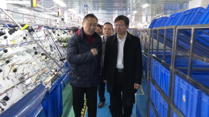 祁阳市委书记走访调研台企节后复工复产情况