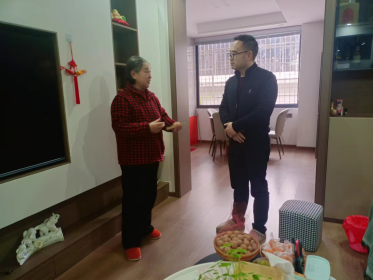 会同县开展春节前走访慰问台胞台属活动
