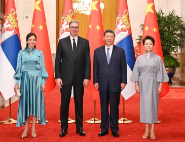<b>习近平同塞尔维亚总统武契奇会谈</b>