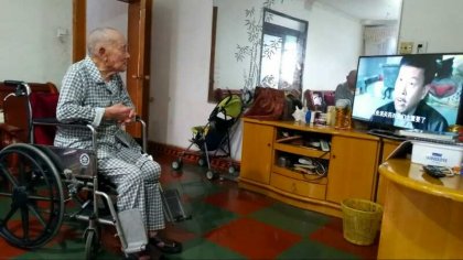 【央广网】阔别大陆六十八载 台湾抗战老兵荣归武冈故里