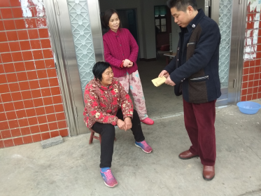 鼎城区台办小年慰问台胞台属代表