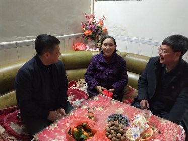 桂阳县台办春节前夕走访慰问台胞台属