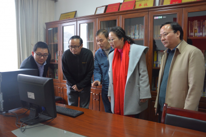 株洲市委常委统战部长覃万成、副市长黄芳到台办调研