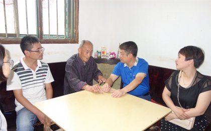 桂阳县台办端午节前走访慰问住桂台胞