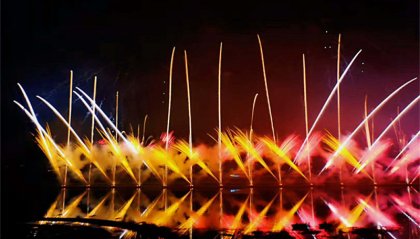 台企参加浏阳音乐焰火大赛暨庆祝建党97周年活动