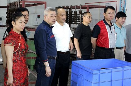 全国台湾同胞投资企业联谊会副会长 苏来德一行赴资兴考察