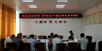 东安统战系统组织学习《中国共产党纪律处分条例》严明节日纪律