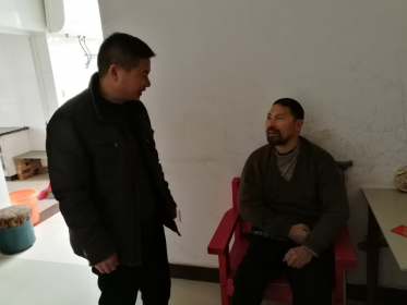 冷水滩区台办春节前走访慰问贫困户
