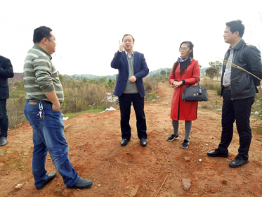 永州市委副秘书长、市委台办主任周生来赴岚角山调研台湾农创园