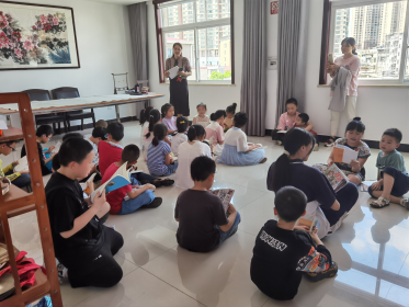 宁乡市楚沩社区开展涉台亲子阅读活动